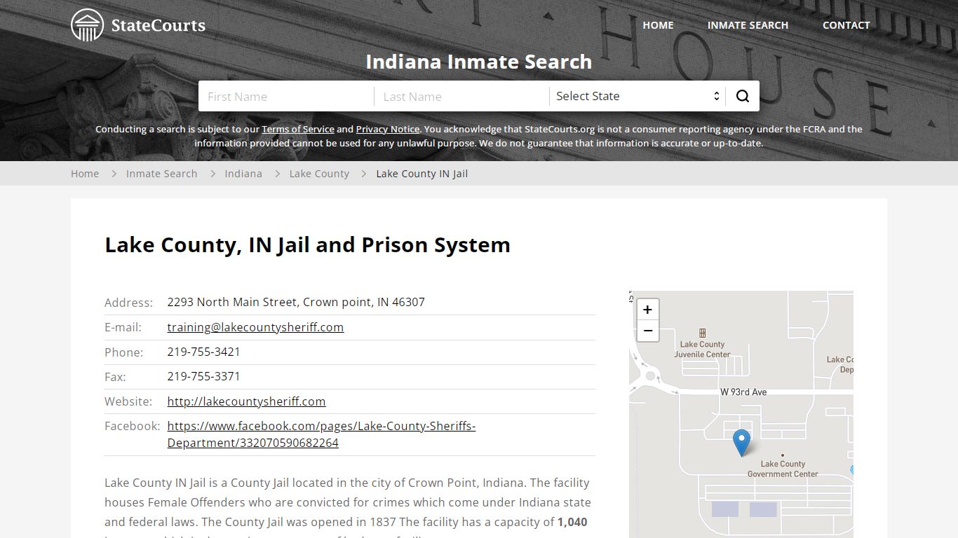 Lake County IN Jail Inmate Records Search, Indiana ...